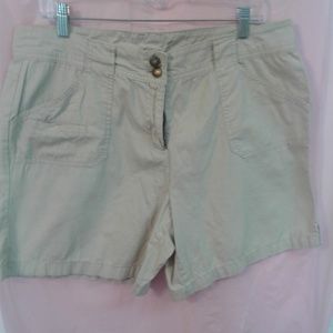 🦁 Kim Rogers High Waist Khaki Shorts 🦁
